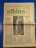 ziarul albina aprilie 1975 - interviu amza pelea, articol george enescu