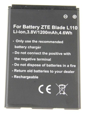 3,8V-1200MAH LI-ION ACUMULATOR SMARTPHONE PTR ZTE COM foto