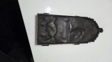 Triptic vintage mare francez din bronz sec. XIX