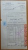 Factura din 1948 , Botosani , 6 timbre cu supratipare