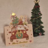 Felicitare de Craciun , Editie Speciala cu Elemente Festive Decupate