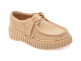 Cumpara ieftin Mocasini CLARKS bej, TORHILL BEE, din piele intoarsa