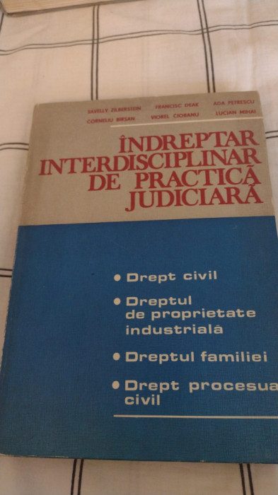 Savelly Zilberstein - Indreptar interdisciplinar de practica judiciara