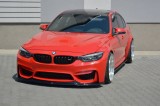 Spoiler Maxton Design potrivit pentru bara frontala M3 a BMW Seria 3 F80 dupa 2014, lac negru Performance AutoTuning