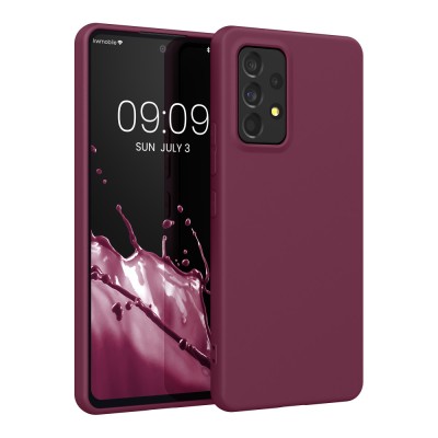 Husa Kwmobile pentru Samsung Galaxy A53 5G, Silicon, Violet, 57808.187 foto