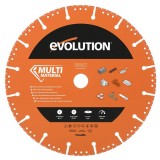 Disc diamantat segmentat multifunctional pentru masini de taiat beton, Evolution &Oslash;255 x 22.2 mm