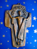 B193-Iisus Hristos- Eu sunt cu voi-metaloplastie bronz masiv greu.