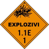 Placuta pentru explozivi clasa 1.1 E