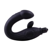 Vibrator Anal Black Mont P-spot Perineum Massager, Negru, 25 cm, Chisa Novelties