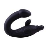 Cumpara ieftin Vibrator Anal Black Mont P-spot Perineum Massager, Negru, 25 cm, Chisa Novelties