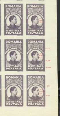 RAR--EROARE---ROMANIA--IMAGINE DUBLA--FUNDATIA REGELE MIHAI I--1947 --COALA MNH foto