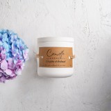 Lumanare parfumata handmade din ceara naturala de soia 100%, aroma Gradina de hortensii, Recipient ceramic, 150 g