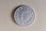 Iugoslavia - 5 Dinari / dinara (1953) - monedă s361
