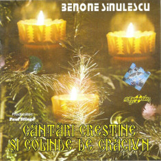 CD Benone Sinulescu ‎– Cântări Creștine Și Colinde De Crăciun, original
