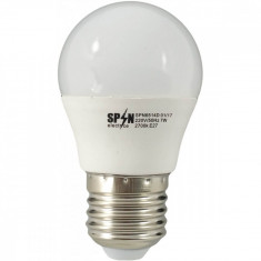 Bec Bl Led Sferic E27 7W 220V 6400K G45