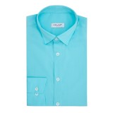 Camasa barbati slim fit turcoaz C002SF
