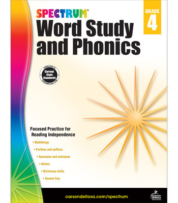Spectrum Word Study and Phonics, Grade 4 foto