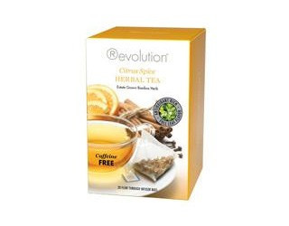 Ceai Revolution Citrus Spice Herbal 20 plicuri/cutie foto