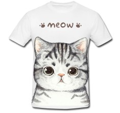 Tricou &amp;quot; Meow &amp;quot; foto