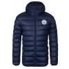 Manchester City geacă de bărbați cu glugă Winter navy - M