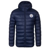 Manchester City geacă de bărbați cu glugă Winter navy - M