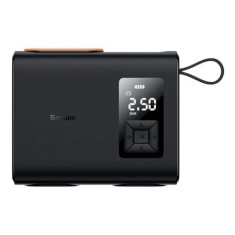 COMPRESOR AUTO Baseus Mega EnergyPump, baterie 6000mAh/22.2Wh, display LED, presiune maxima 3.5 bar, negru (timbru verde 0.80 lei) "CRCQ000001" - 6932