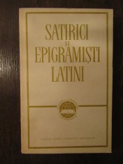 SATIRICI SI EPIGRAMISTI LATINI foto