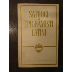 SATIRICI SI EPIGRAMISTI LATINI