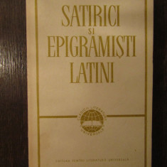 SATIRICI SI EPIGRAMISTI LATINI