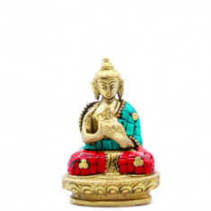 Figurină Buddha din Alamă - Binecuvântare - 7.5cm