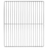 Gratar BBQ vidaXL 40x35 cm, Inox 304, Cromat, Dreptunghiular, Portabil, Exterior