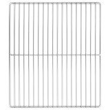 Gratar BBQ Rectangular vidaXL 40x35 cm Otel Inoxidabil Cromat, Exterior, Rezistent, Universal