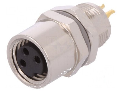 Conector M8 mamă PIN 3 soclu IP67 60V neecarat 2,5-3,5mm foto