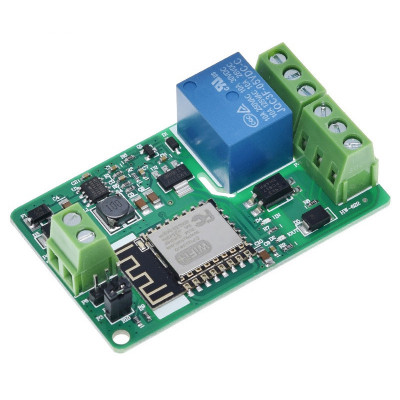 Modul de control cu ESP8266 ESP-12F si releu 10A relay WIFI foto