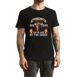 Tricou FaithWear Negru Religios cu mesaj cu credinta, barbati, marimea L