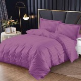 Cumpara ieftin Lenjerie Damasc cu elastic 180x200 Bright V5 Purple (Finet)