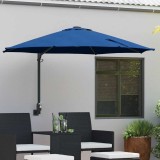 vidaXL Parasol de Grădină Albastru Azur 248 x 248 x 148 cm