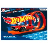 Bloc de desen A4, 20 file, Hot Wheels