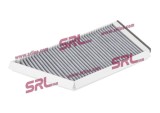 Filtru polen carbon, habitaclu Peugeot 206 (2e/K)/ 206+ (T3e) 1998-2012; 343x248x168x31 mm; SRLine Polonia