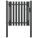 Cumpara ieftin Poarta de gard gradina, antracit, 1 x 1,25 m, otel