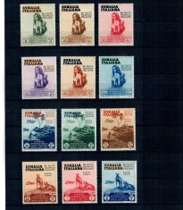 Somaliland Italian 1934 - Expo colonial, serie neștampilata cu șarniere