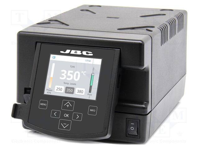 Stație de bază JBC TOOLS 150W 90-450&deg;C cu Afișaj LCD ESD Ch: 2