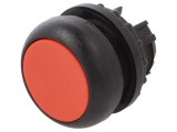 Comutator acţionat prin apăsare 22mm Poz.i stab: 2 roşie