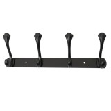 Cuier metalic 4 agatatori 34.5cm negru Zilan ZTS8147