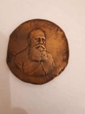 CY Medalie &amp;quot;Profesorii Seminarului NIFON / Lui Ion ROSESCU Epitrop 1882 - 1907&amp;quot; foto