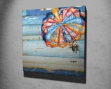 Tablou decorativ, Vega, Canvas 100 procente, lemn 100 procente, 45 x 45 cm, 265VGA1070, Multicolor