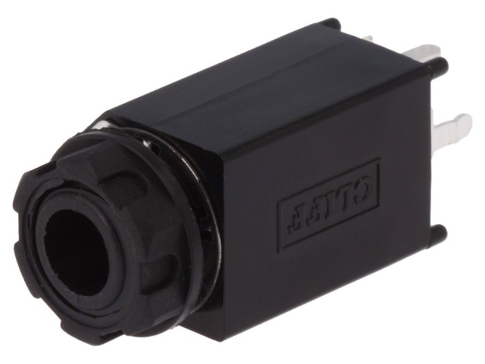 Conector Soclu Jack 6,3mm Mamă THT