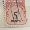 Timbre SUA 5 cents