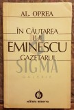 IN CAUTAREA LUI MIHAI EMINESCU-GAZETARUL