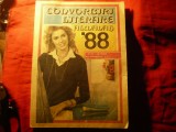 Almanah Convorbiri Literare 1988 , 318 pag , ilustratii , portret Ceausescu